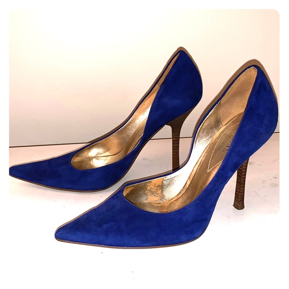 Blue Suede Heels Guess by Marciano